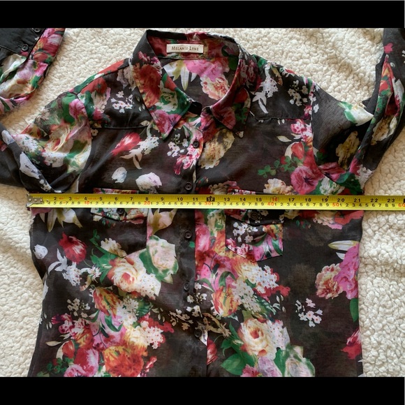 MELANIE LYNE FLORAL SHIRT - Picture 9 of 10